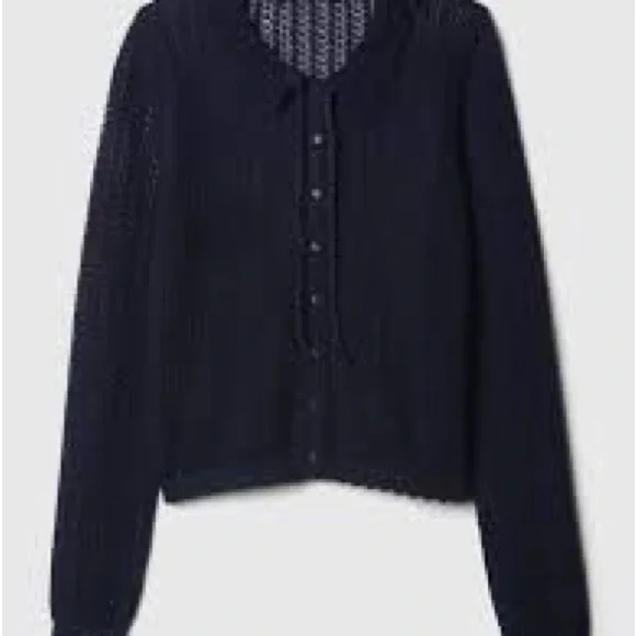 GapxDoen linen blend cardigan XL NWT - Picture 3 of 9